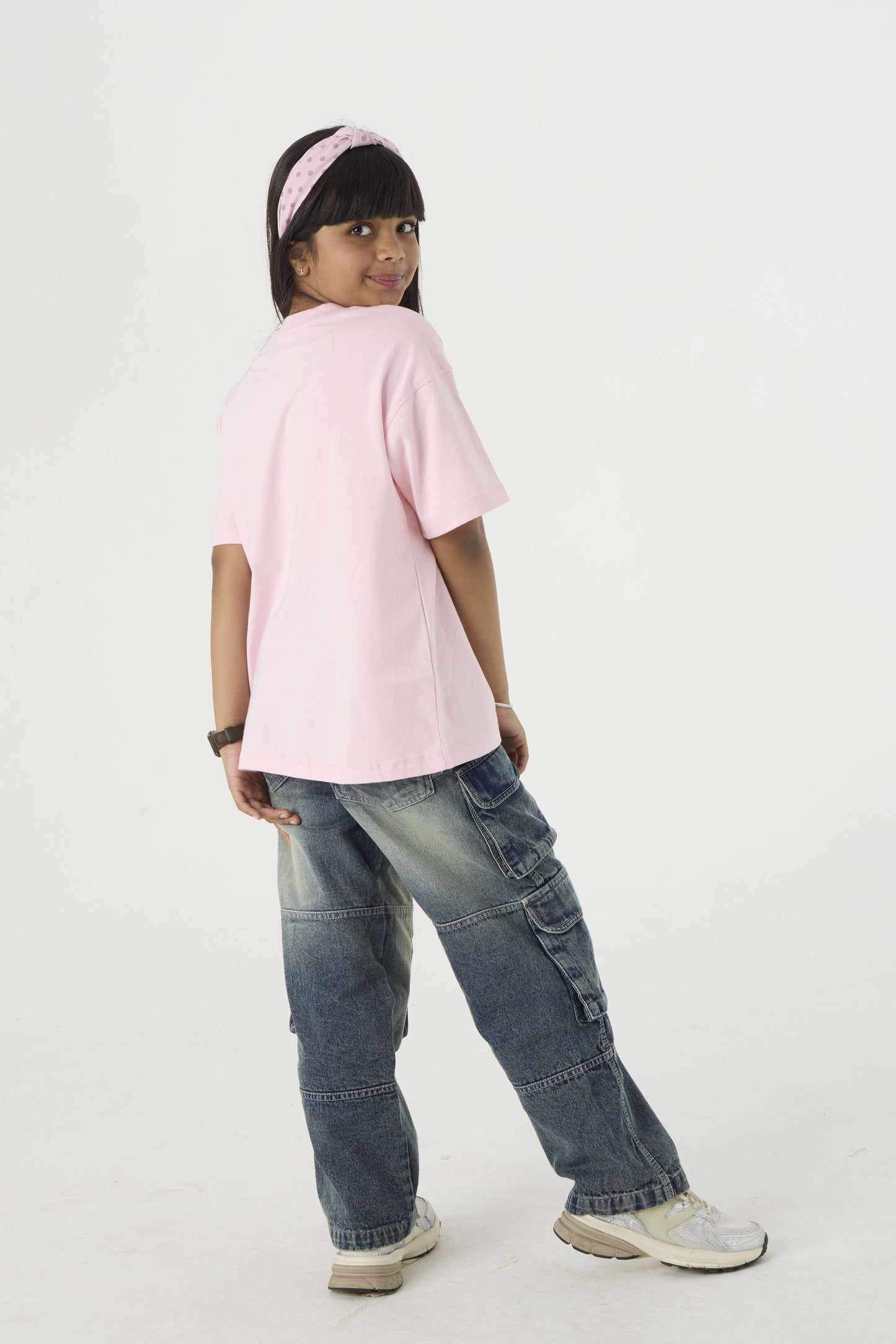 Light Pink Solid T-Shirt