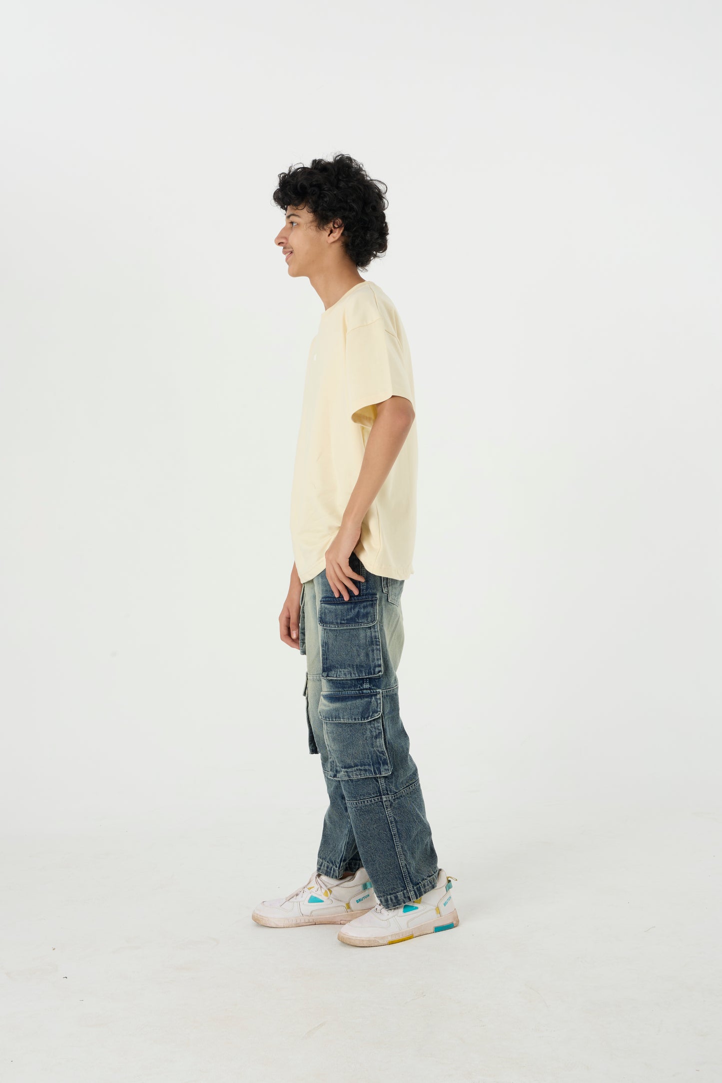 Chapter2Drip Sand solid t-shirt (Jr) — view 4