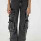 Charcoal Baggy Cargo