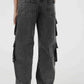 Charcoal Baggy Cargo