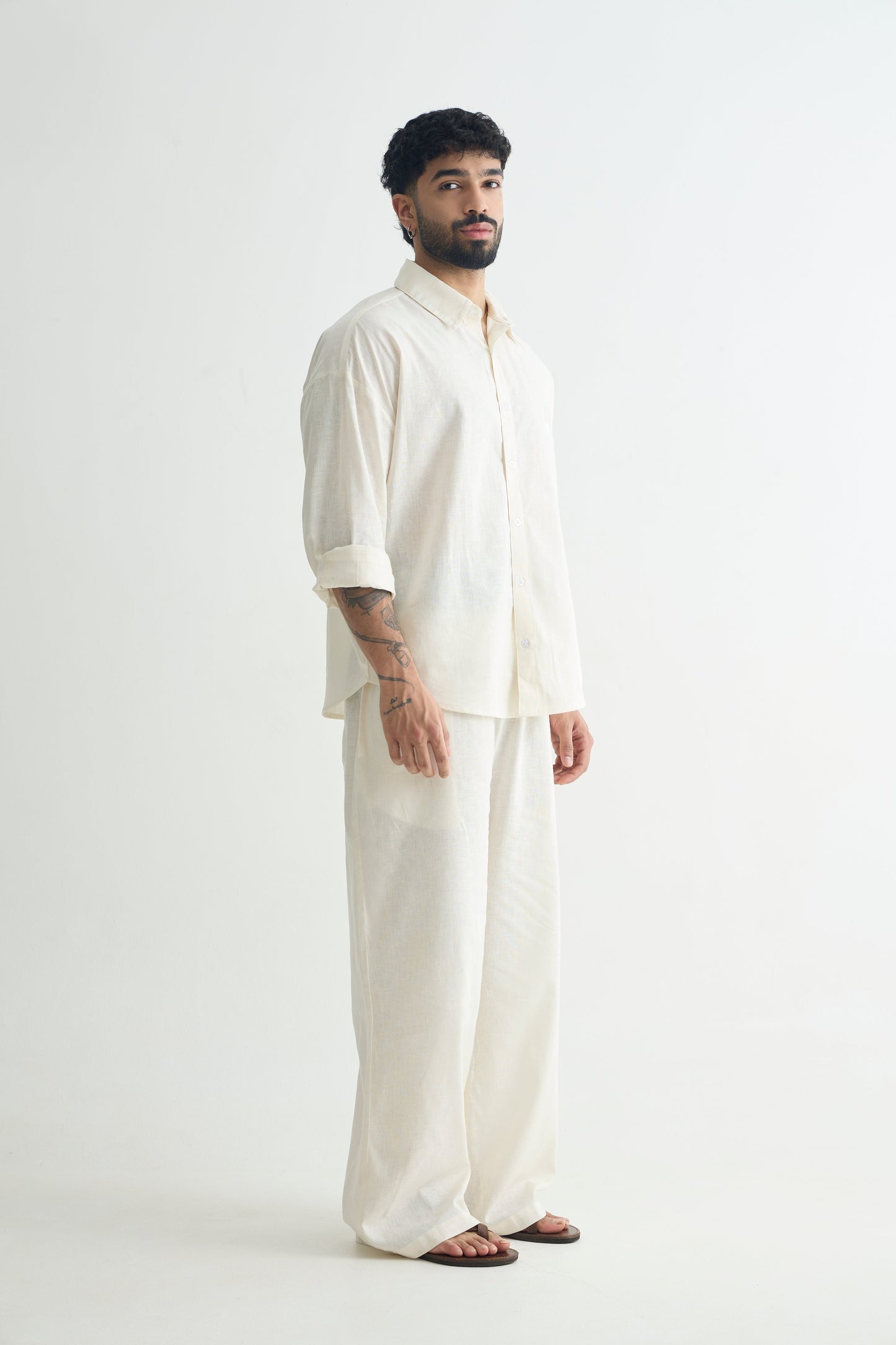 Off-White Linen Shirt