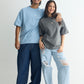 Pack of 2 Oversized T-Shirts - Aqua & Steel Grey | Chapter 2