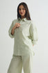 Chapter2Drip Sage Olive linen shirt