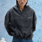 Charcoal Ombre Polo Hoodie