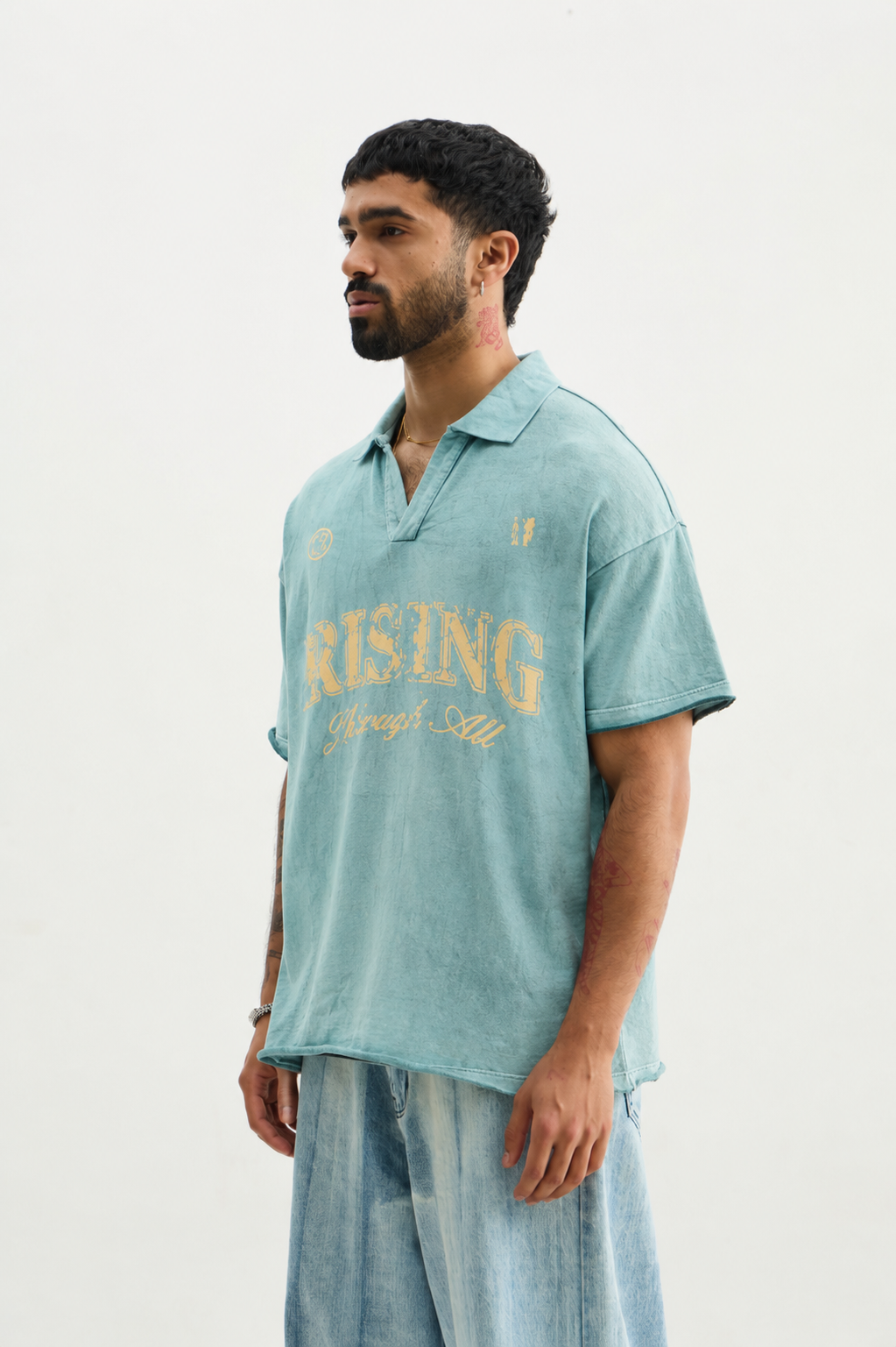 Rising Through All Mint Polo