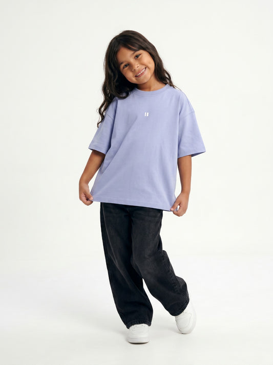 Cloud Blue Solid T-Shirt Jr