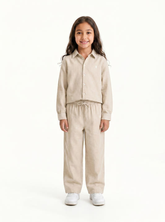 Coffee Linen Set Jr