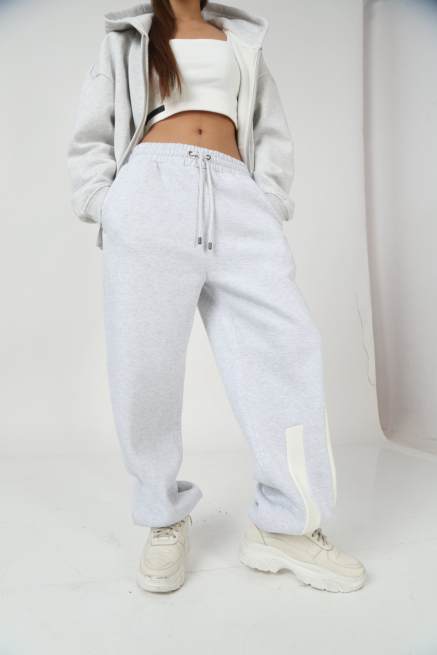 Chapter2Drip The Everyday Light Grey joggers — view 3