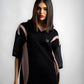 Black Knit Polo
