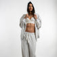 Grey Everyday Zipper Hoodie + Sweatpants Set