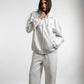 Grey Everyday Zipper Hoodie + Sweatpants Set