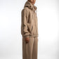 Dusty Coffee Everyday Zipper Hoodie + Sweatpants Set