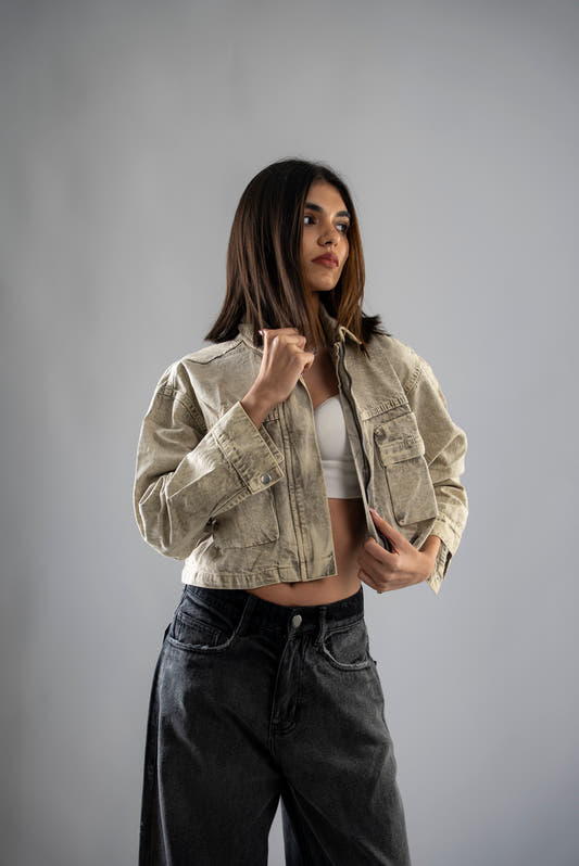 Chapter2Drip Sand Wash utility jacket — view 2