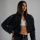 Black Cropped Jacket