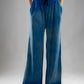 Chapter2Drip Blue spray-wash baggy joggers