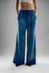 Chapter2Drip Blue spray-wash baggy joggers