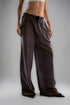 Chapter2Drip Brown spray-wash baggy joggers