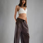 Chapter2Drip Brown spray-wash baggy joggers — view 2