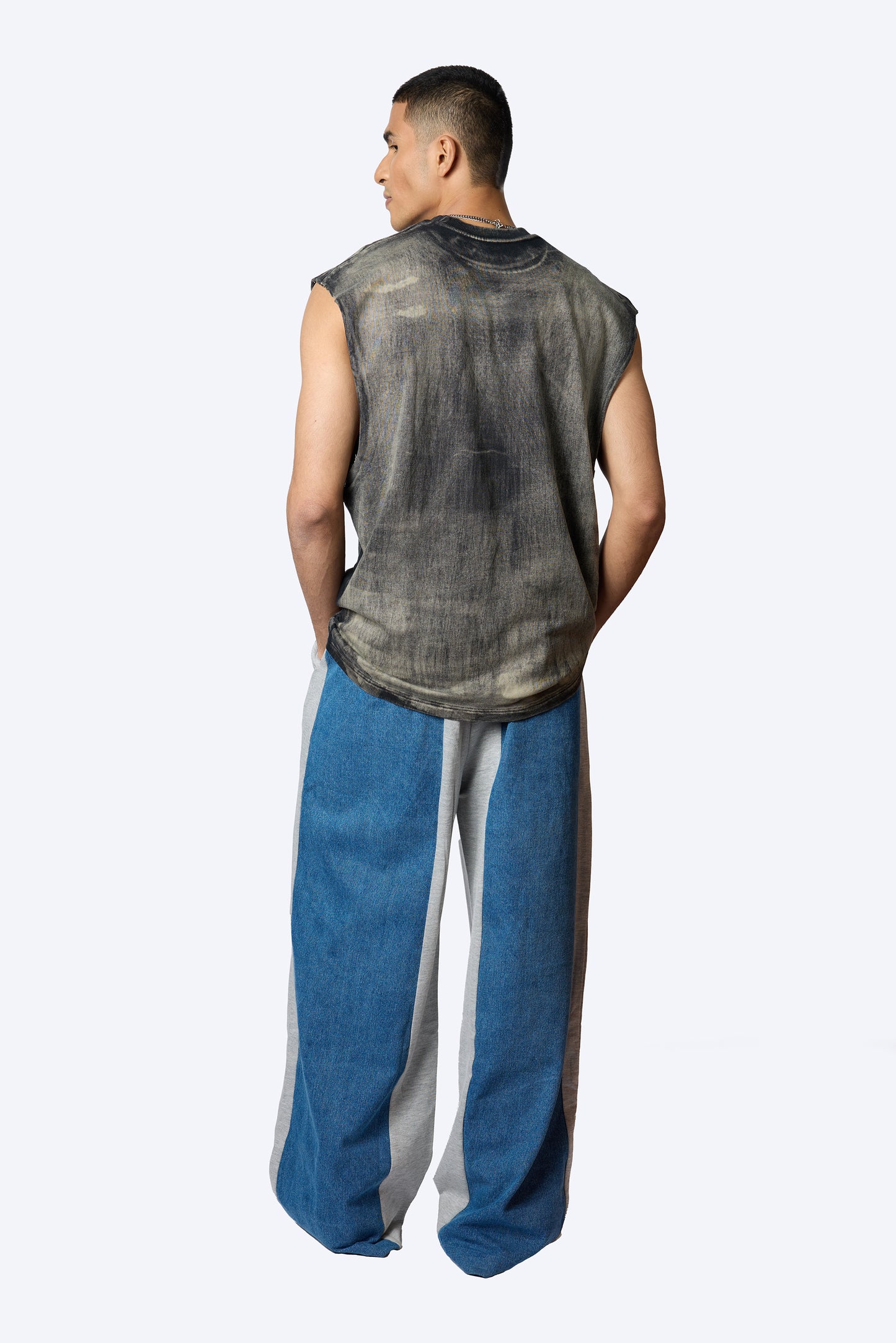 Chapter2Drip Dual Panelled baggy denim — view 2