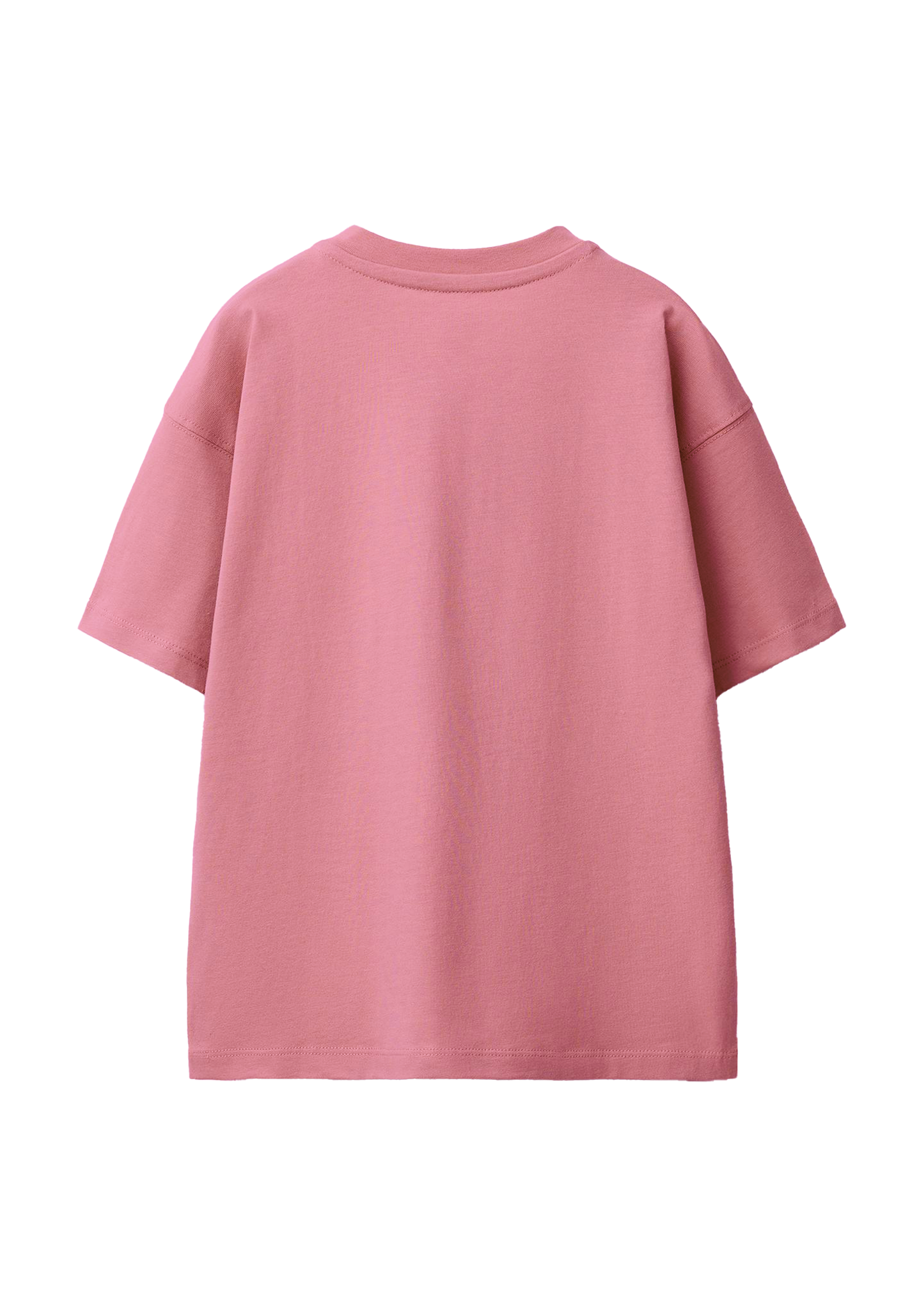 Dusty Pink Solid T-Shirt Jr