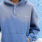 Dusty Blue Polo Hoodie