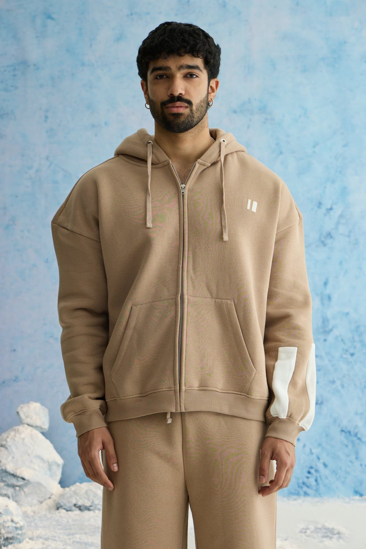 Dusty Coffee Everyday Zipper Hoodie