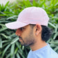 Pink Denim Cap