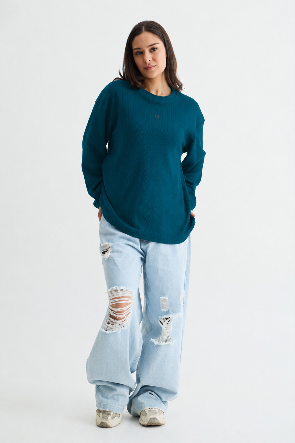 Deep Sea Waffle Full Sleeve T-Shirt