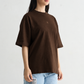 Brown Solid T-shirt