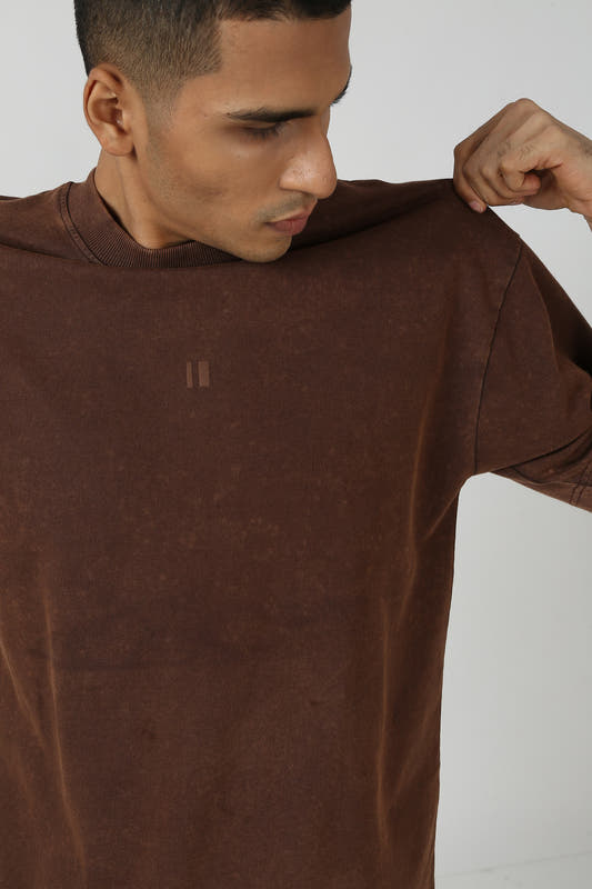 Chapter2Drip Washed Past Brown t-shirt — view 2