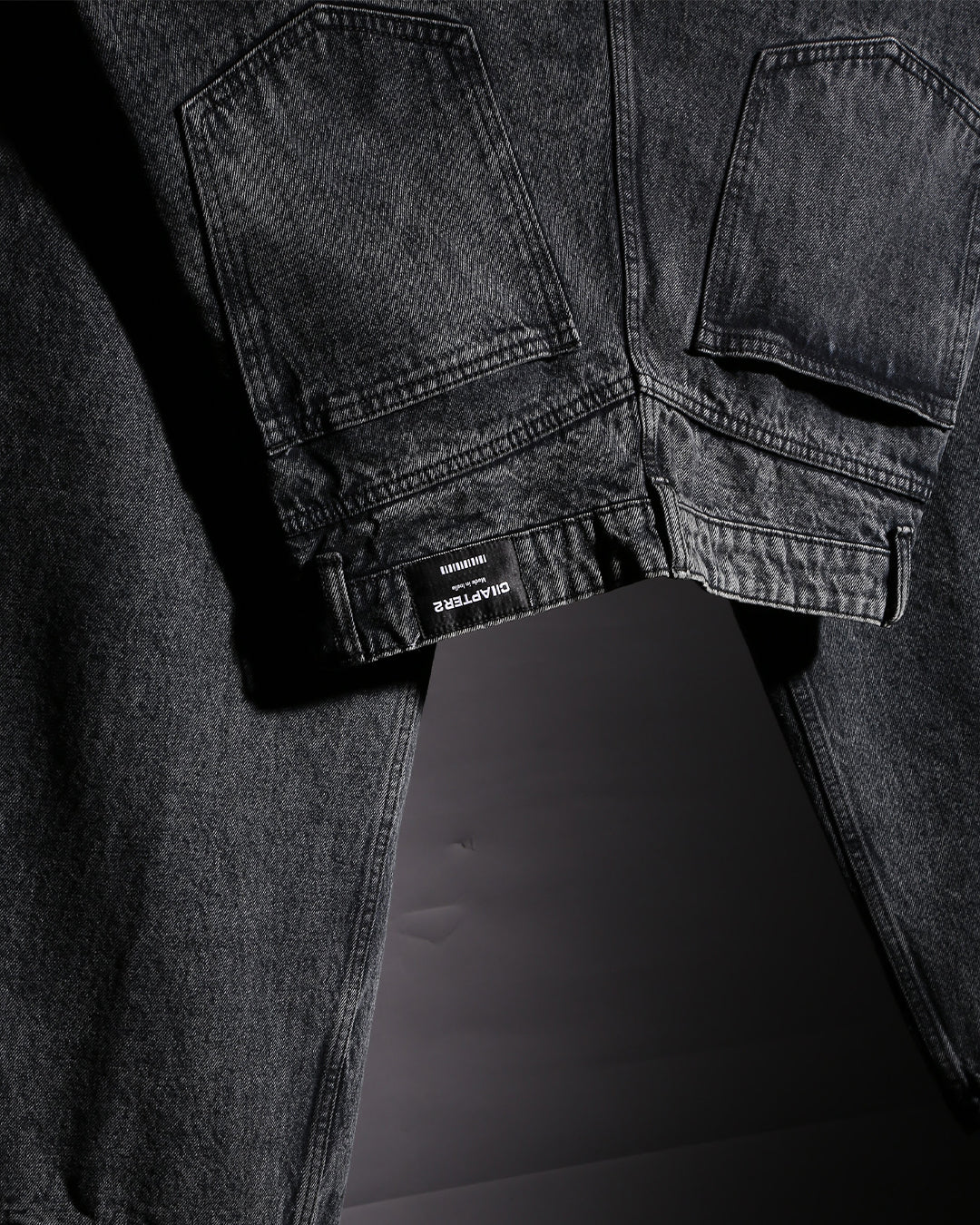 Chapter2Drip Black Wash baggy denim — view 4