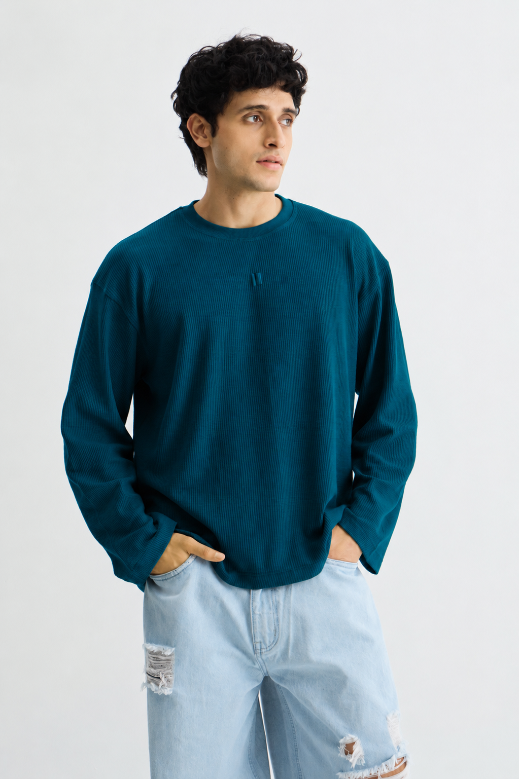 Deep Sea Waffle Full Sleeve T-Shirt