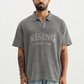 Rising Through All Black Wash Polo