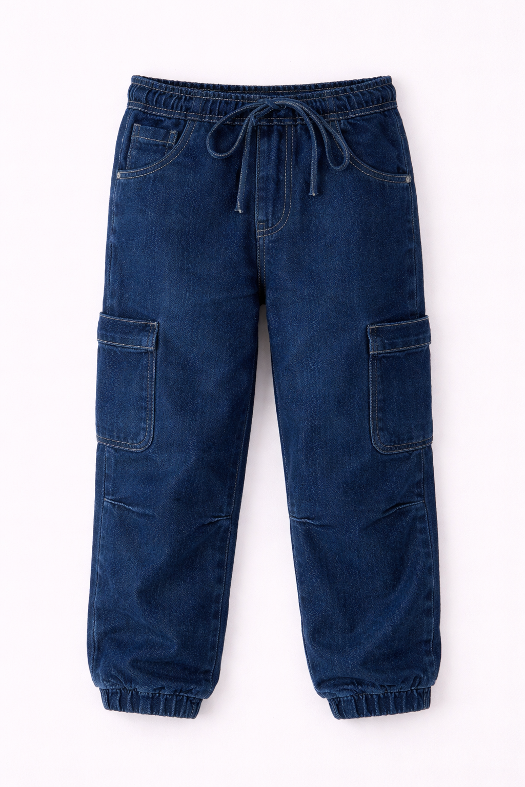 Indigo Denim Joggers Jr