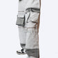 Enzyme Wash Utility Denim with multi-pocket design
