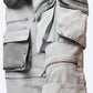 Enzyme Wash Utility Denim with multi-pocket design
