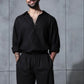 Black Linen Shirt