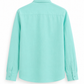 Ocean Blue Linen Shirt