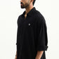 Black Raasta Striped Shirt