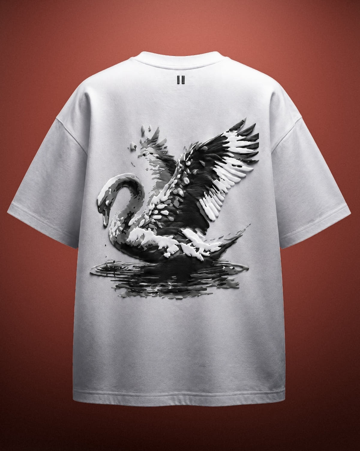 WHITE METAMORPHED HANS T-SHIRT
