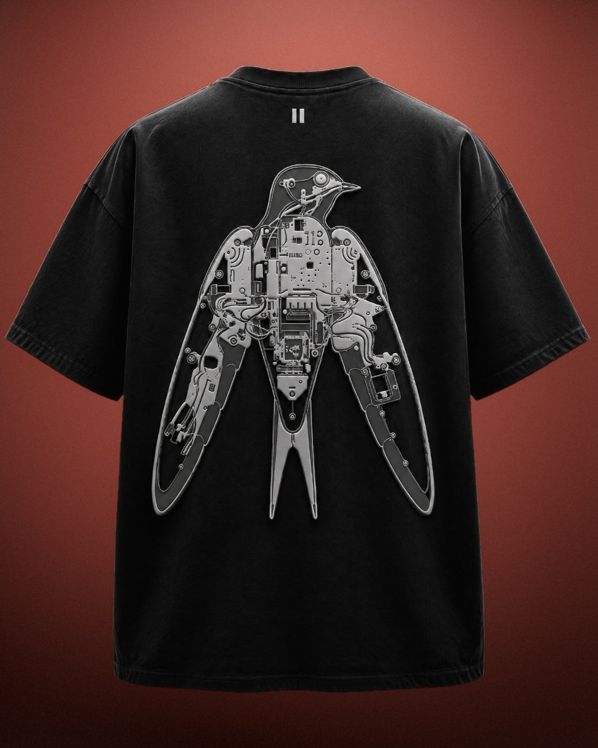 BLACK ARTIFICIALLY INTELLIGENT T-SHIRT