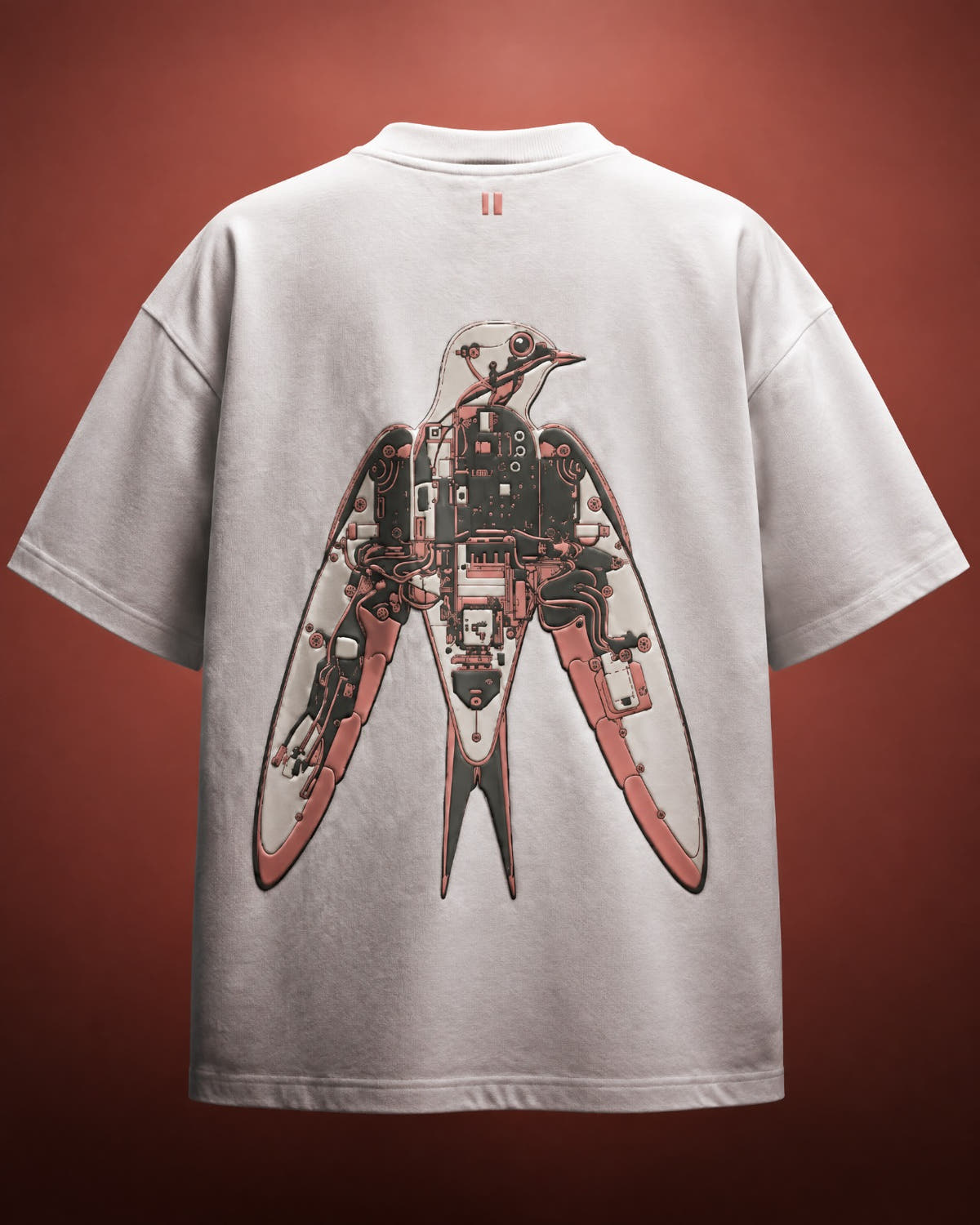 WHITE ARTIFICIALLY INTELLIGENT T-SHIRT