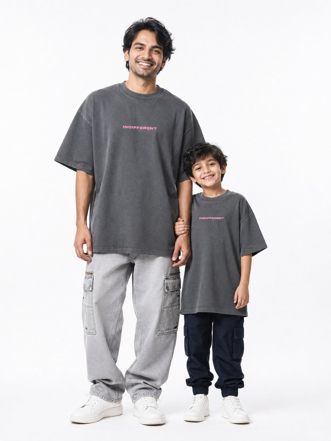 Indifferent Grey Pack of 2