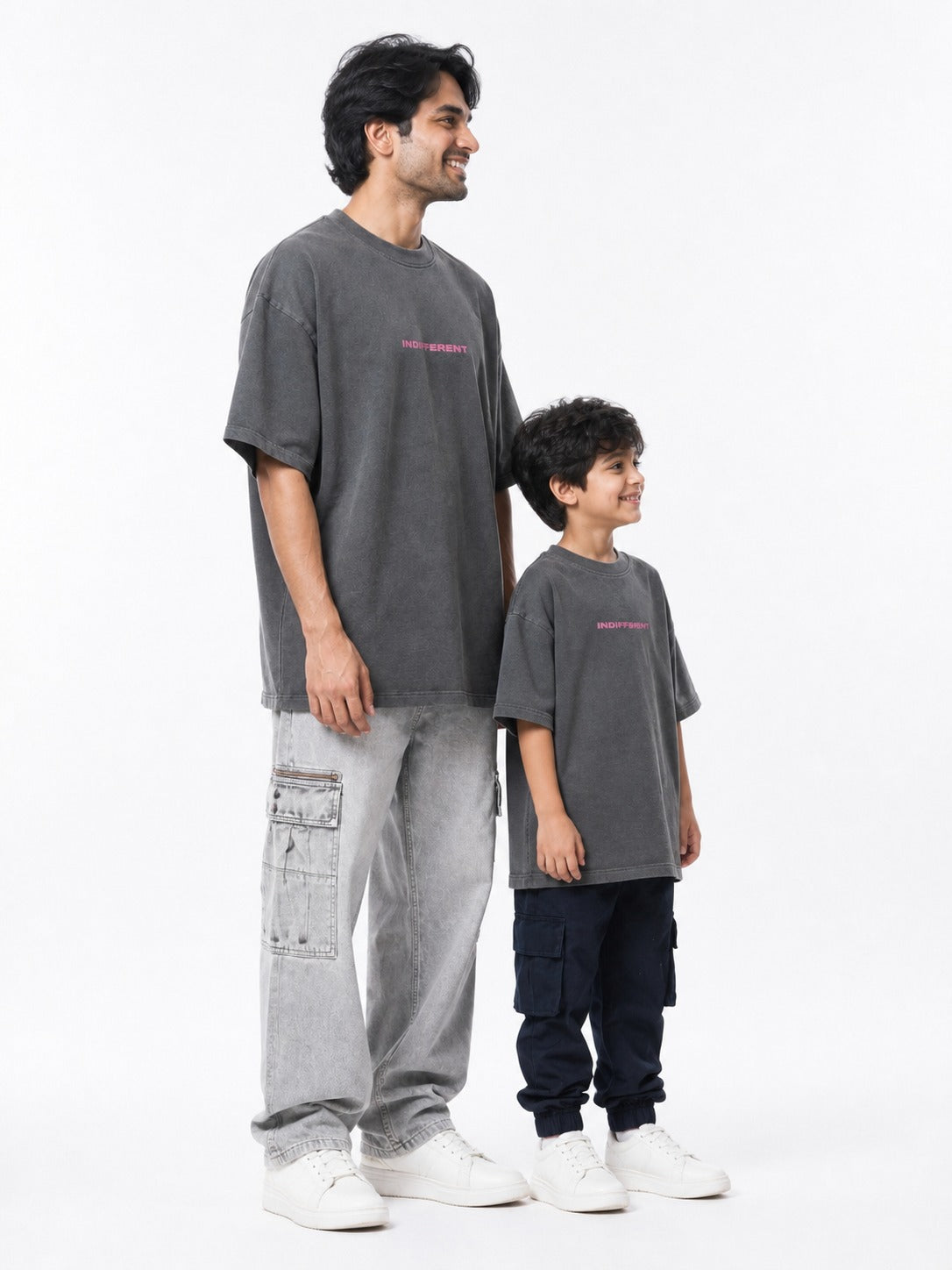 Indifferent Grey Pack of 2