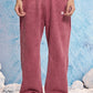 Burgundy washed Sweatpants