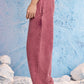 Burgundy washed Sweatpants