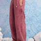 Burgundy washed Sweatpants