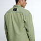 Washed Olive Denim Shirt