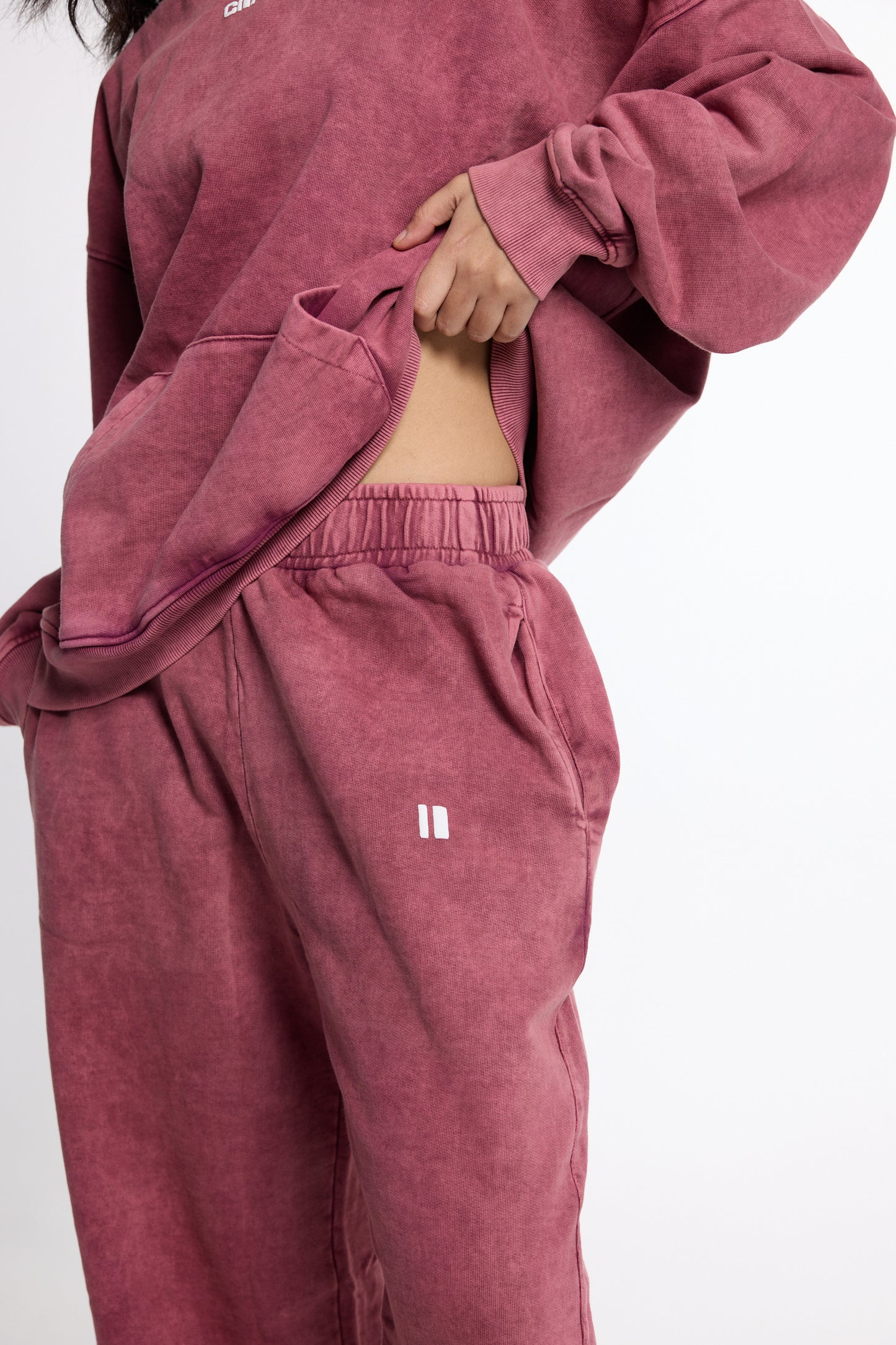 Burgundy Washed Co-ord Set