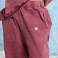 Burgundy washed Sweatpants